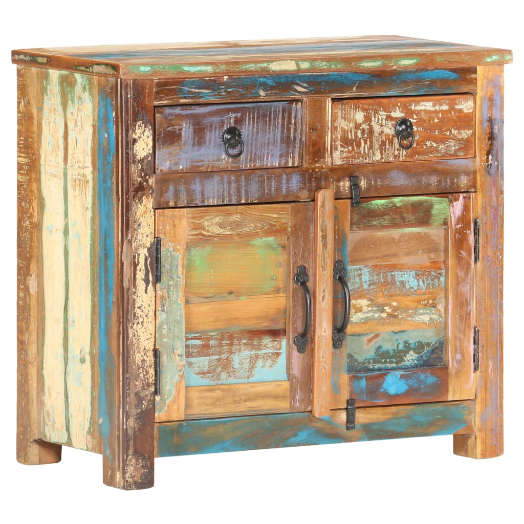 Sideboard 70X35X65 Cm Solid Reclaimed Wood