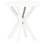 Bistro Table White Ø70 Cm Plastic