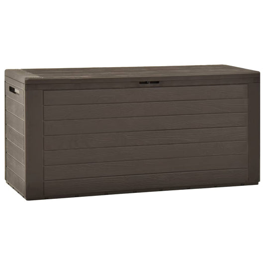 Garden Storage Box Brown 116X44X55 Cm