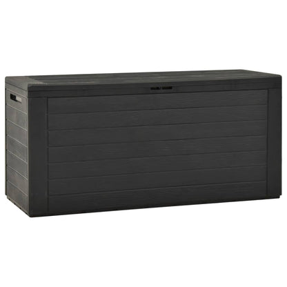 Garden Storage Box Anthracite 116X44X55 Cm