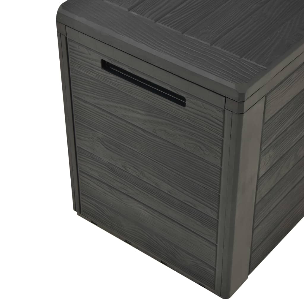 Garden Storage Box Anthracite 116X44X55 Cm