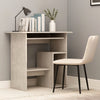 Desk Concrete Grey 80X45X74 Cm Engineered Wood