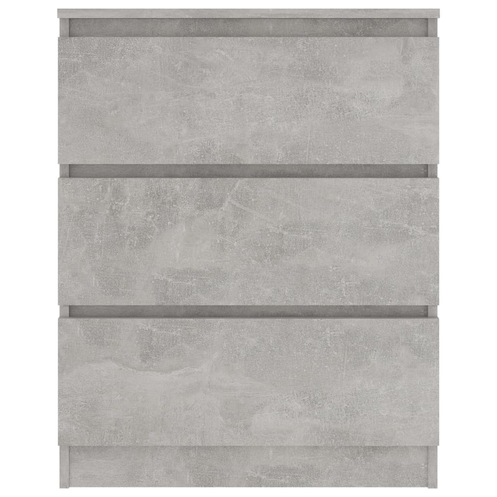 Sideboard Concrete Grey 60X35X76 Cm Engineered Wood