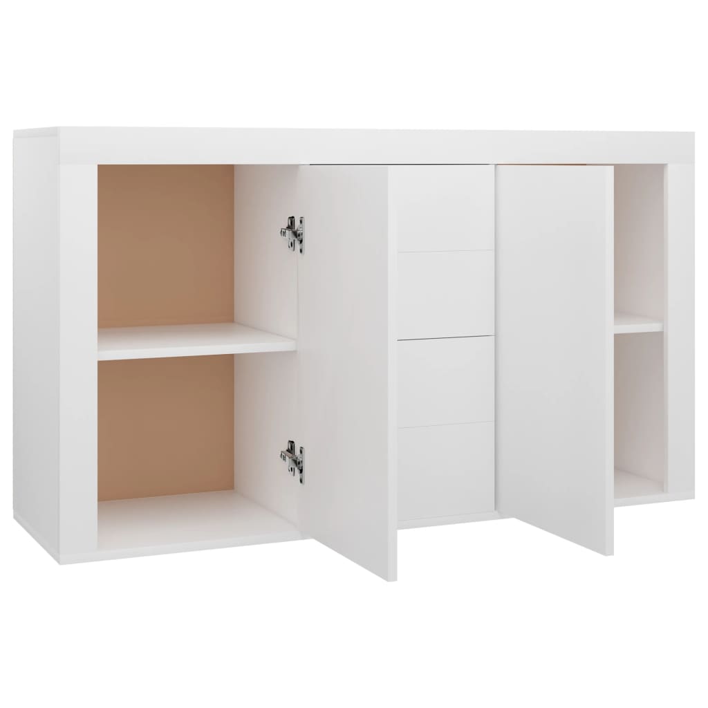 Sideboard White 120X36X69 Cm Engineered Wood