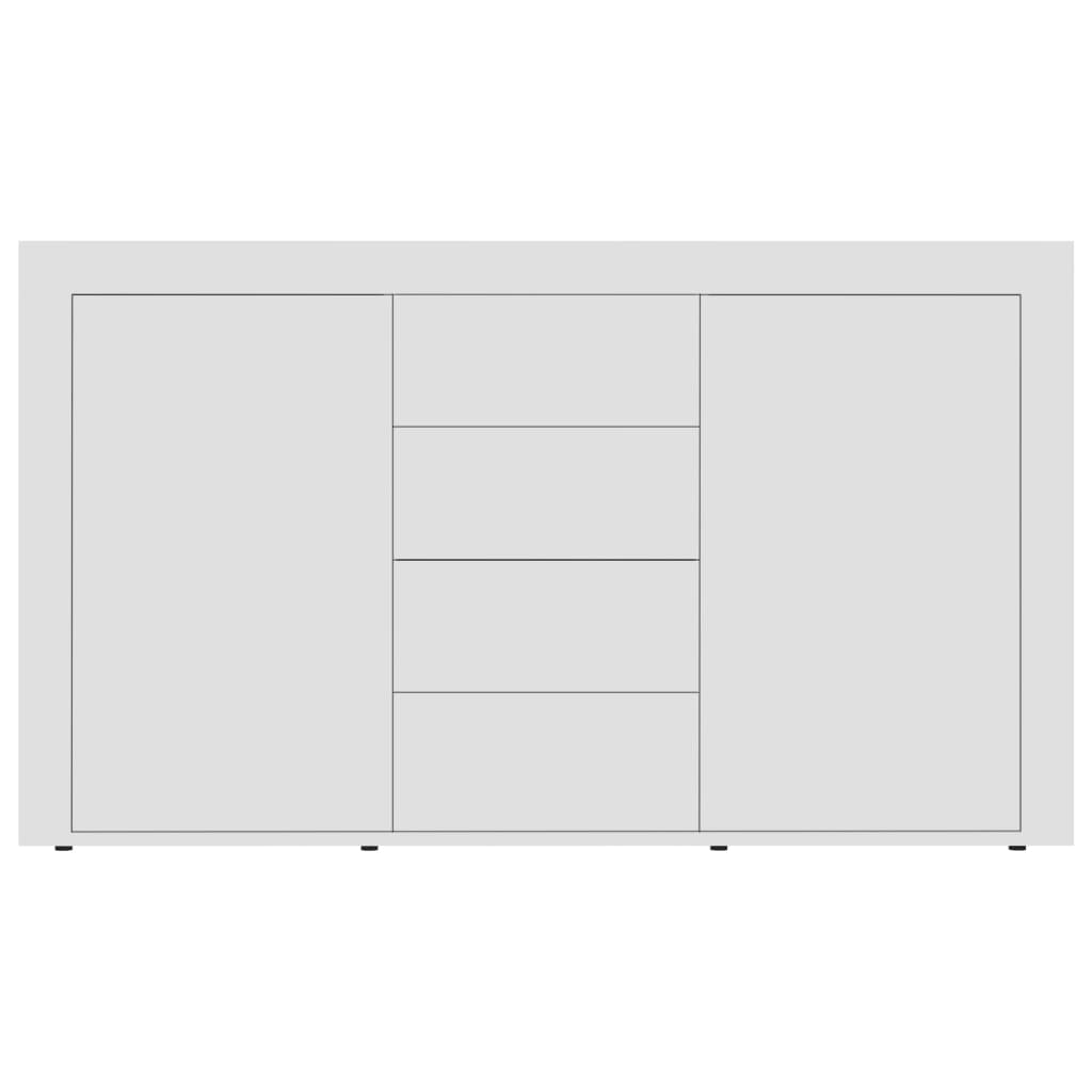 Sideboard White 120X36X69 Cm Engineered Wood