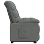 Recliner Chair Dark Grey Fabric