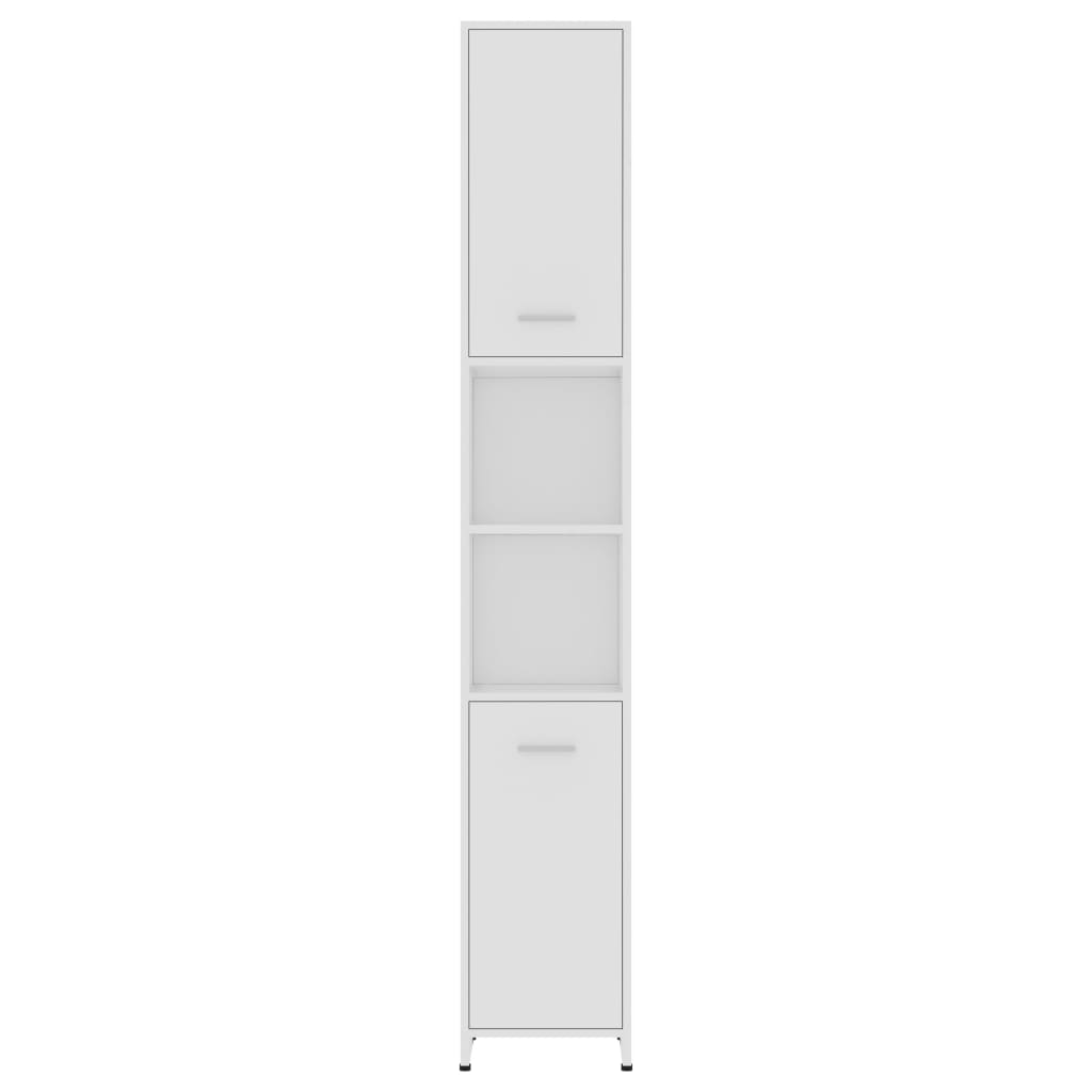 Bathroom Cabinet White 30X30X183.5 Cm Engineered Wood