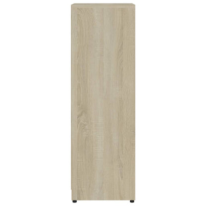 Bathroom Cabinet Sonoma Oak 30X30X95 Cm Engineered Wood