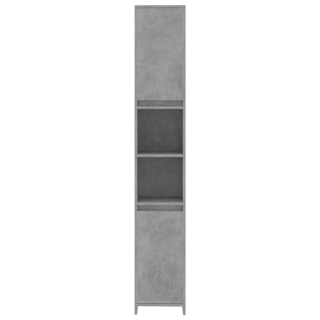 Bathroom Cabinet Concrete Grey 30X30X183.5 Cm Engineered Wood
