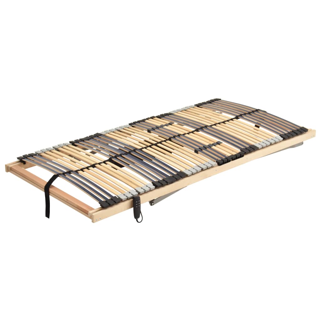 Electrical Slatted Bed Base With 42 Slats 7 Zones 90X200 Cm
