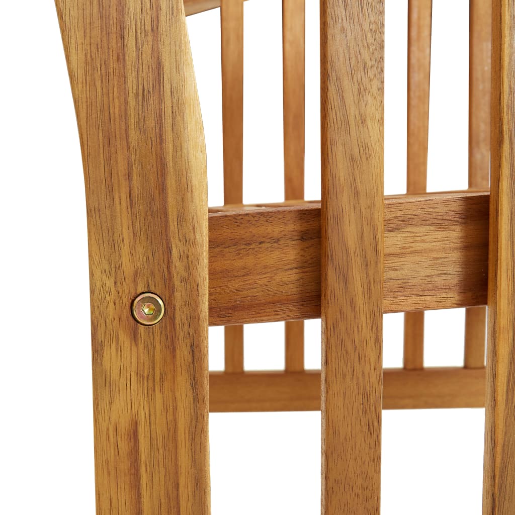 Garden Chairs 2 Pcs Solid Acacia Wood