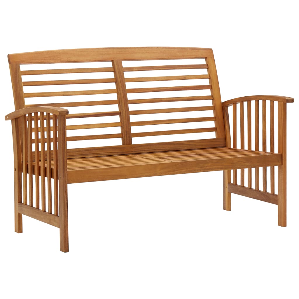 Garden Bench 119 Cm Solid Acacia Wood