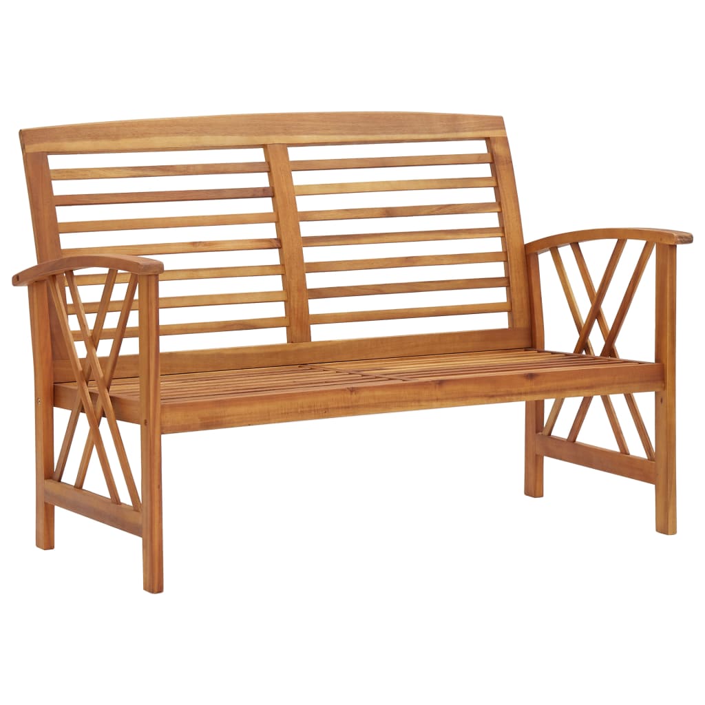 Garden Bench 119 Cm Solid Acacia Wood