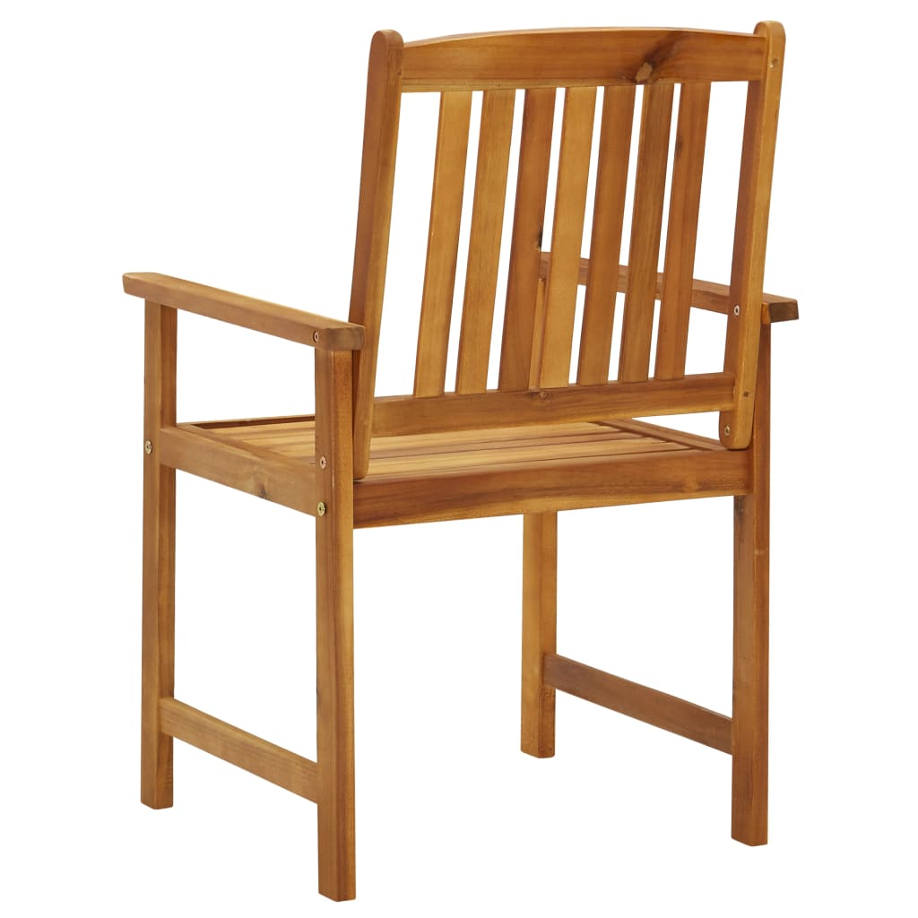 Garden Chairs 4 Pcs Solid Acacia Wood