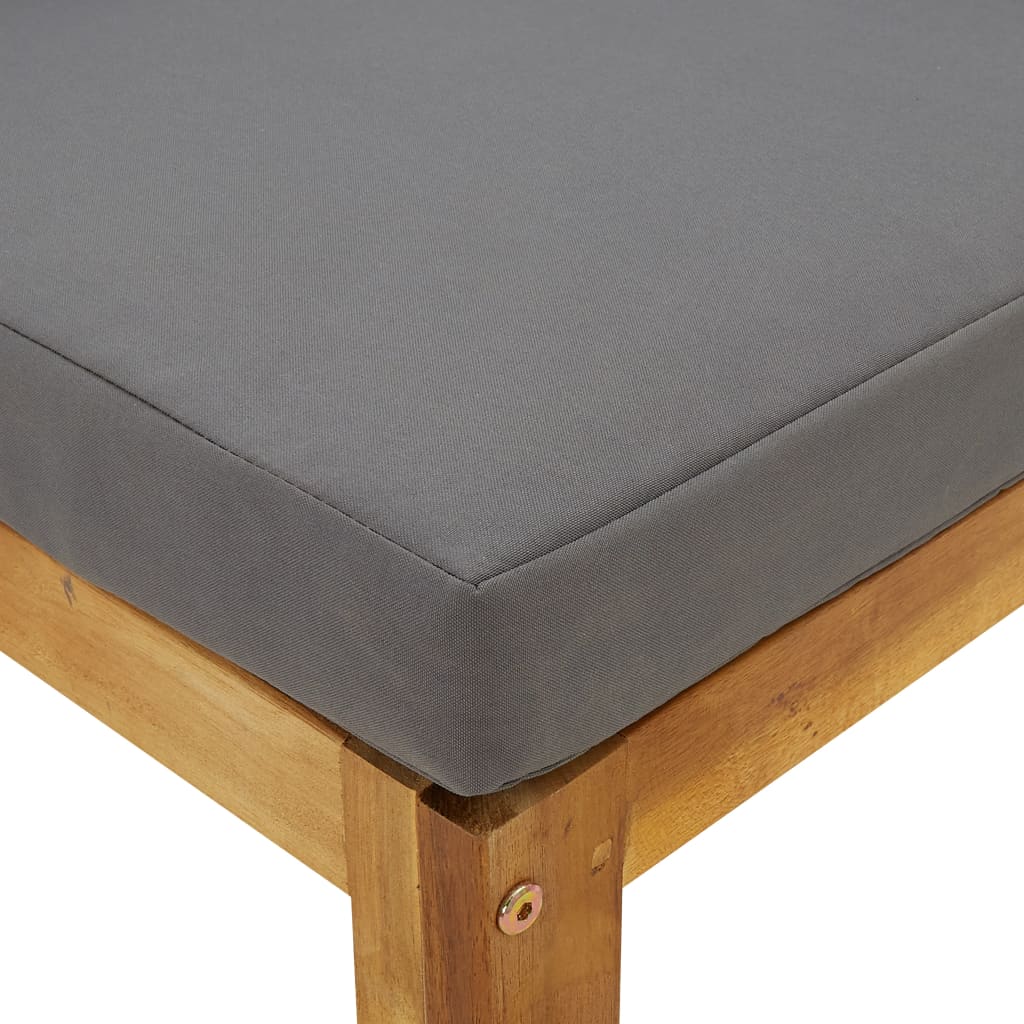 Sectional Corner Sofas 2 Pcs With Cushions Dark Grey