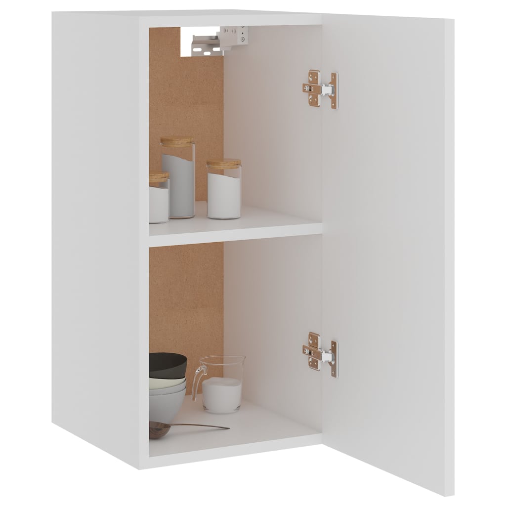 Hanging Cabinet White 29.5X31X60 Cm Engineered Wood