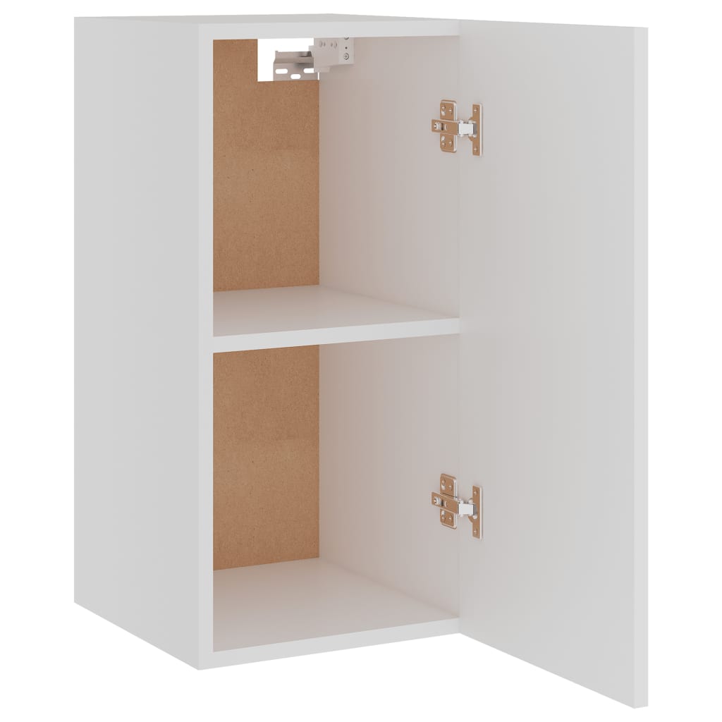 Hanging Cabinet White 29.5X31X60 Cm Engineered Wood