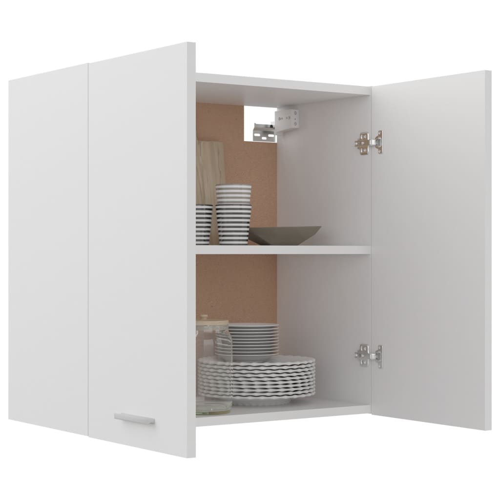 Hanging Cabinet White 60X31X60 Cm Engineered Wood