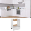 Oven Cabinet White 60X46X81.5 Cm Engineered Wood