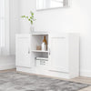 Sideboard White 120X30.5X70 Cm Engineered Wood