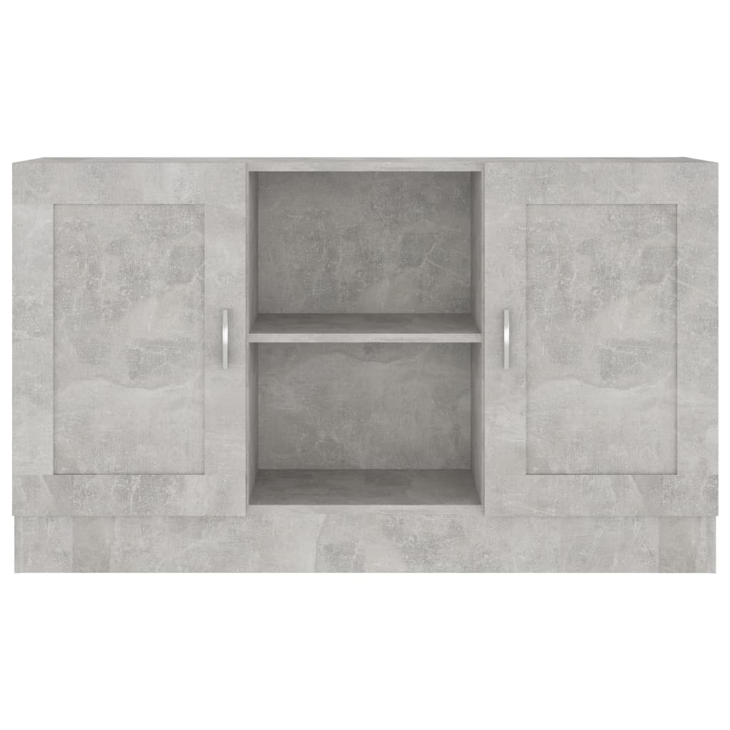 Sideboard Concrete Grey 120X30.5X70 Cm Engineered Wood