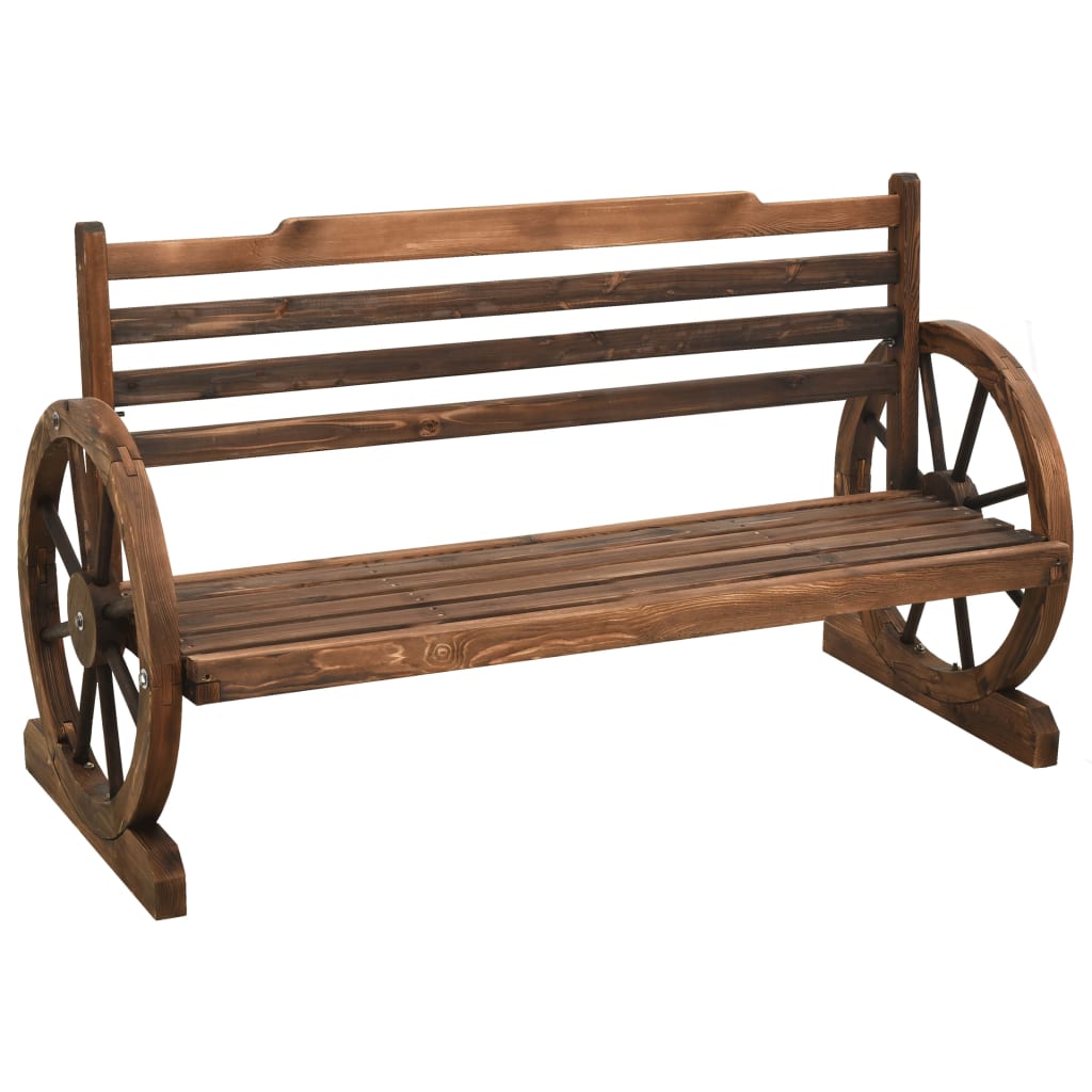 Garden Bench 112 Cm Solid Firwood