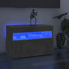 Tv Cabinet With Led Lights Concrete Grey 60X35X40 Cm