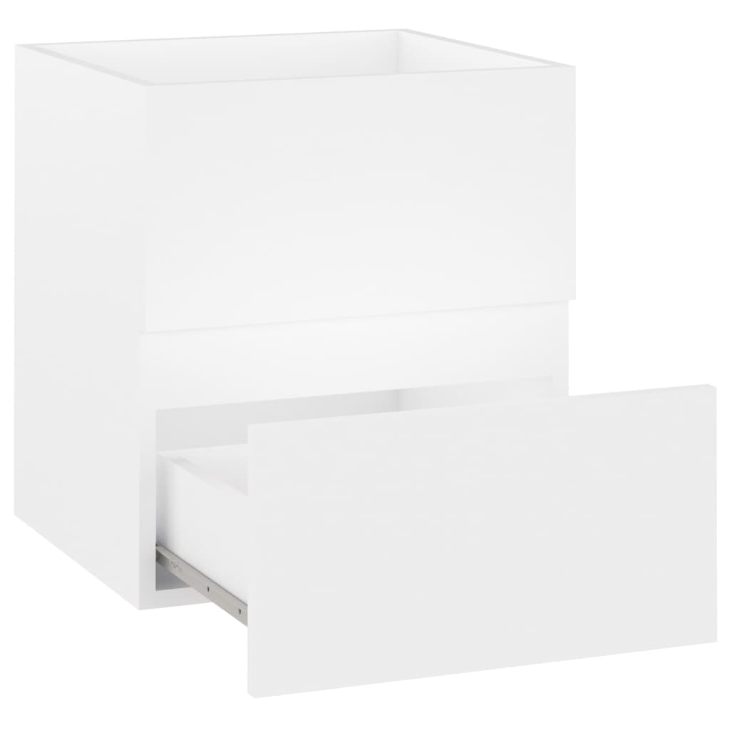 Sink Cabinet White 41X38.5X45 Cm Engineered Wood