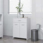 Bathroom Cabinet White 60X33X80 Cm Engineered Wood