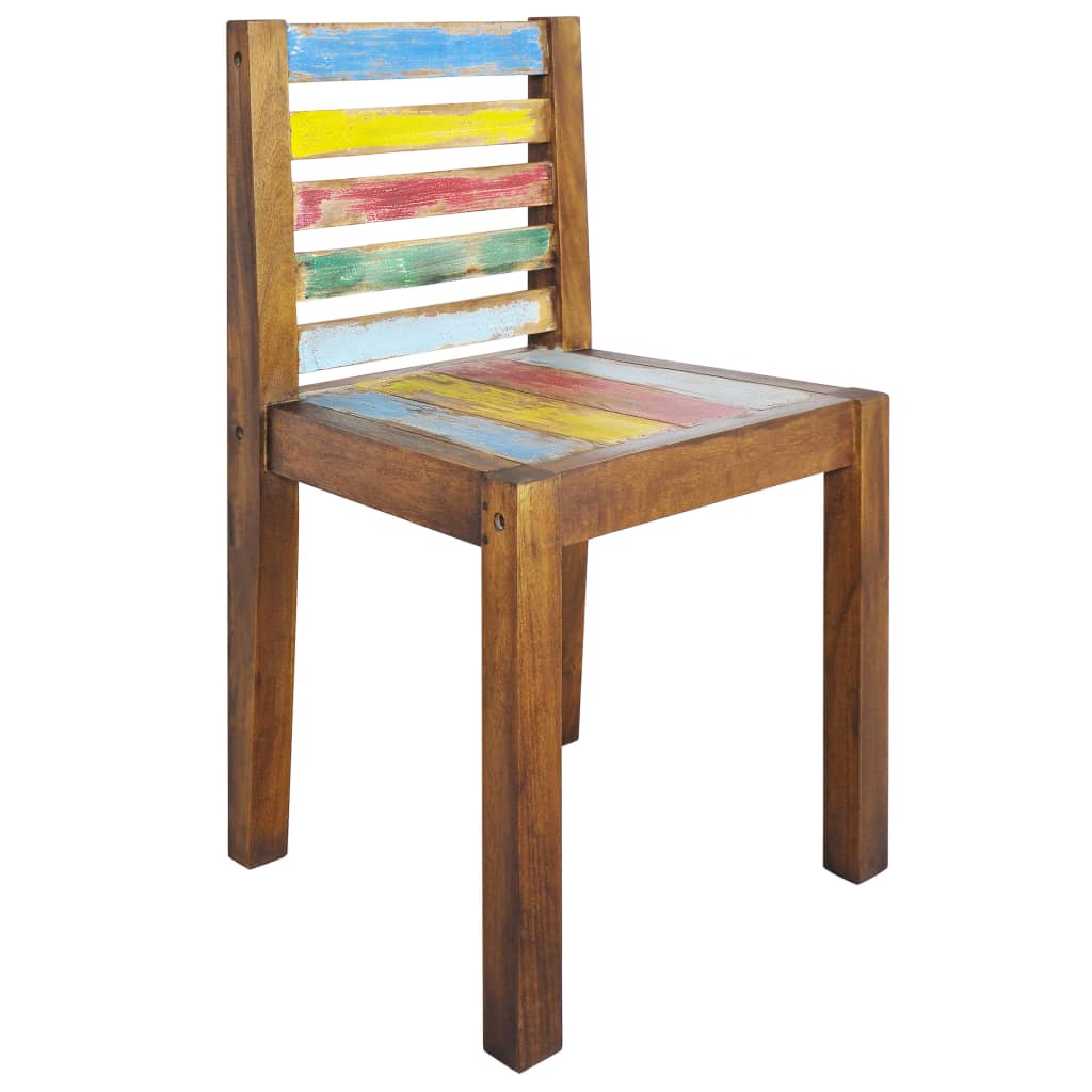 Dining Chairs 2 Pcs Solid Reclaimed Wood