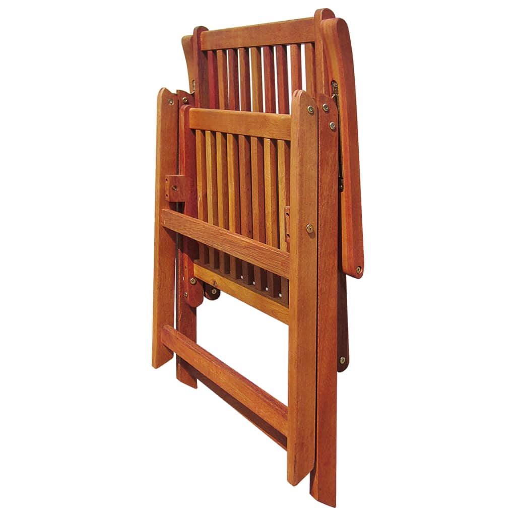 Folding Garden Chairs 6 Pcs Solid Acacia Wood