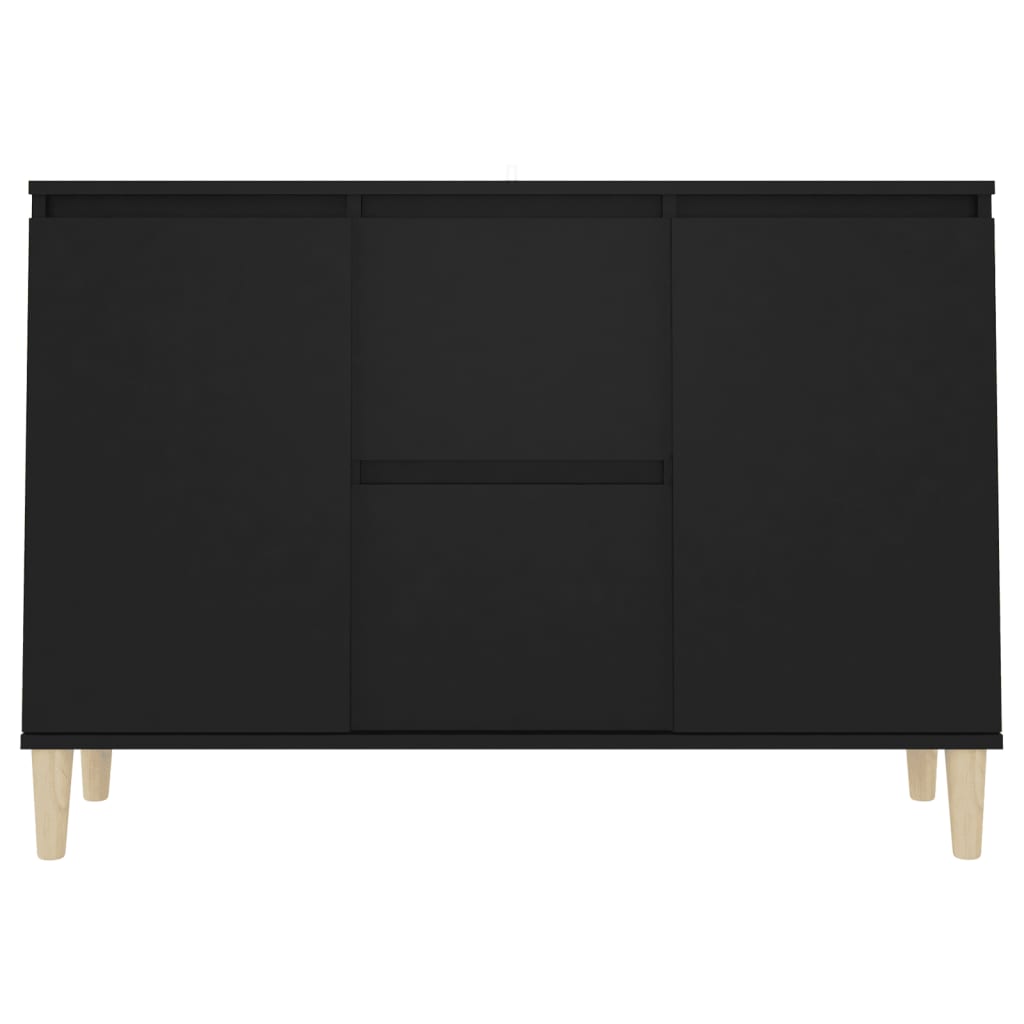 Sideboard Black 103.5X35X70 Cm Engineered Wood