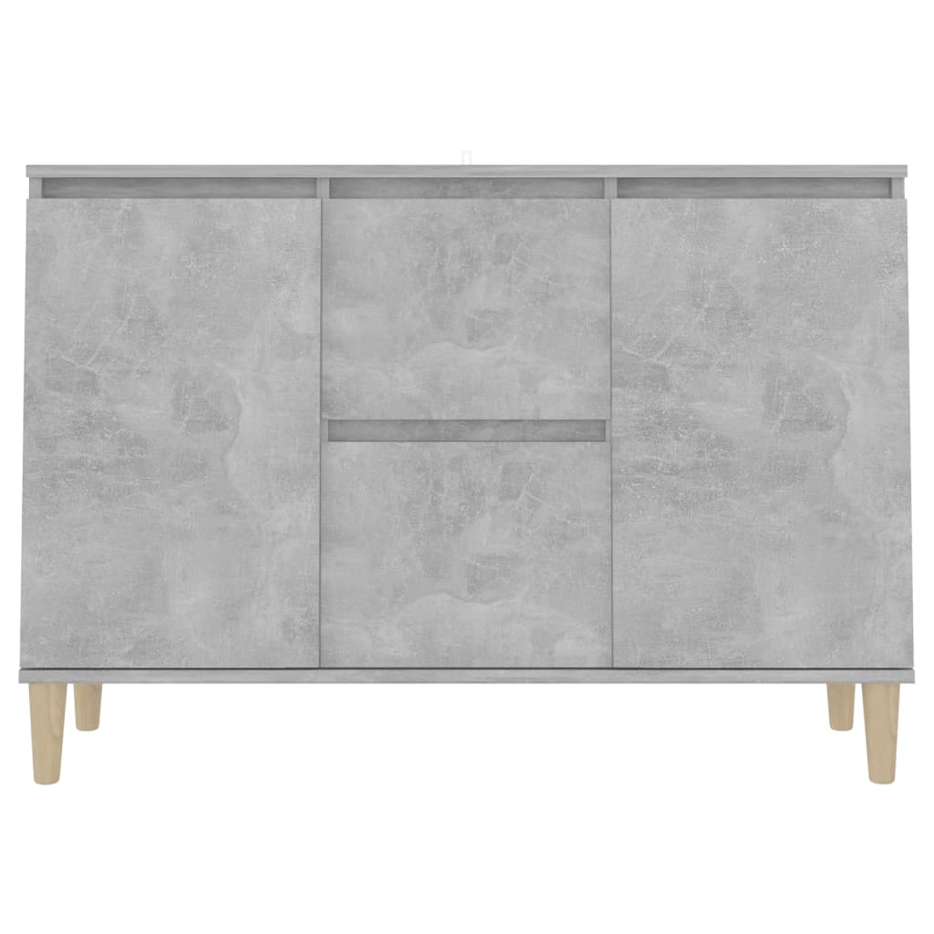 Sideboard Concrete Grey 103.5X35X70 Cm Engineered Wood