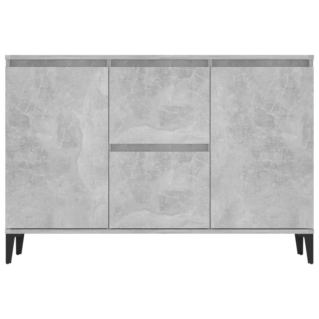 Sideboard Concrete Grey 104X35X70 Cm Engineered Wood