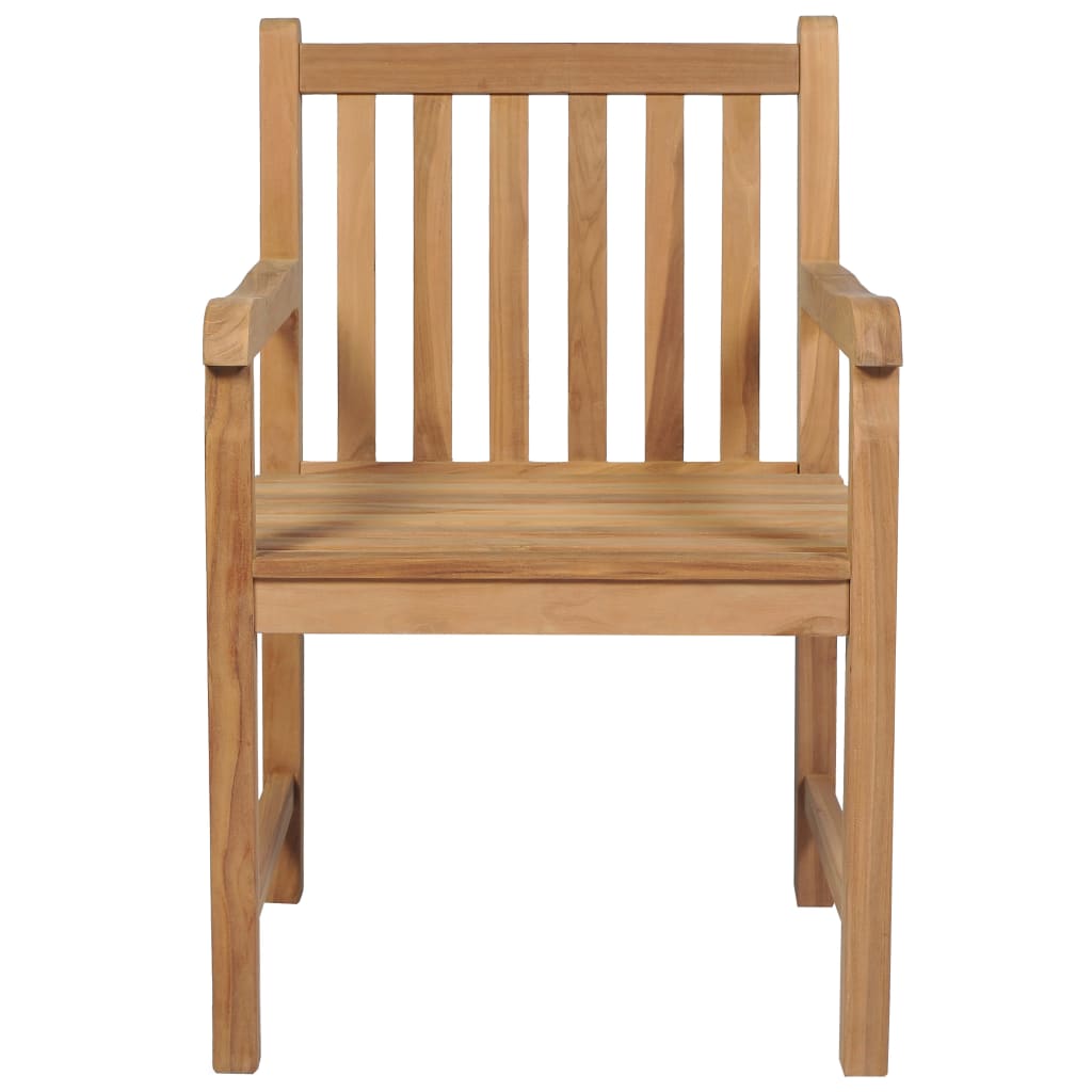 Outdoor Chairs 4 Pcs Solid Teak Wood