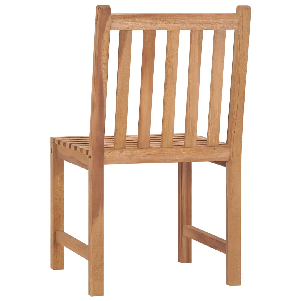 Garden Chairs 4 Pcs Solid Teak Wood