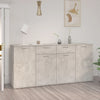 Sideboard Concrete Grey 160X36X75 Cm Engineered Wood