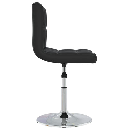 Bar Stool Black Faux Leather