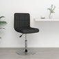 Bar Stool Black Faux Leather