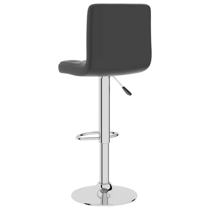 Bar Stool Black Faux Leather