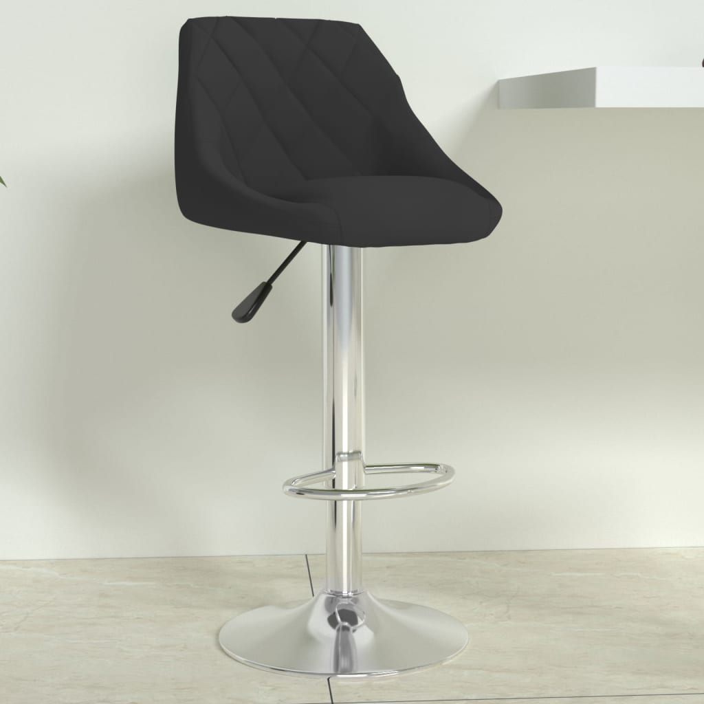 Bar Stool Black Velvet