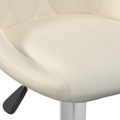 Bar Stool Cream Velvet