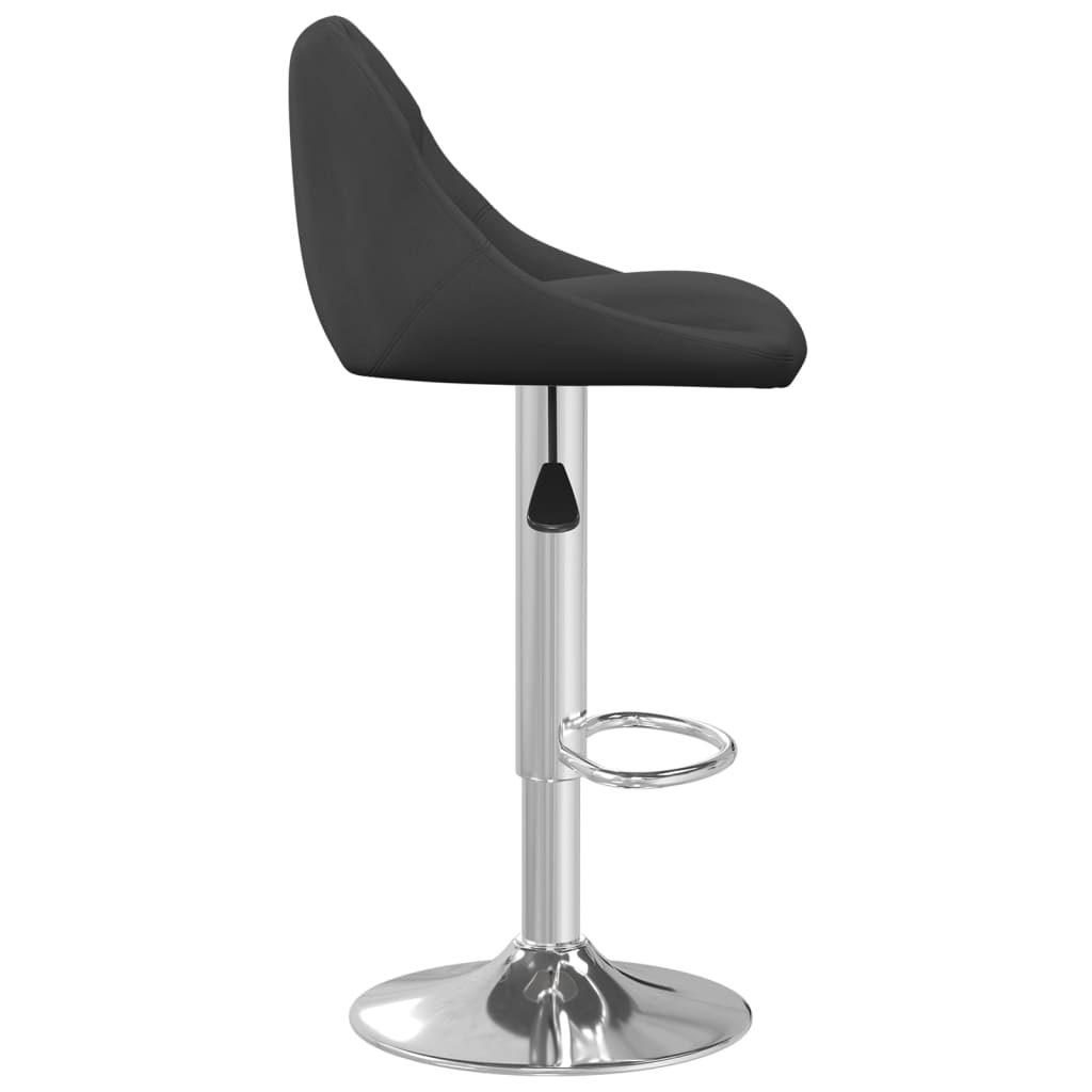 Bar Stool 2 Pcs Black Velvet