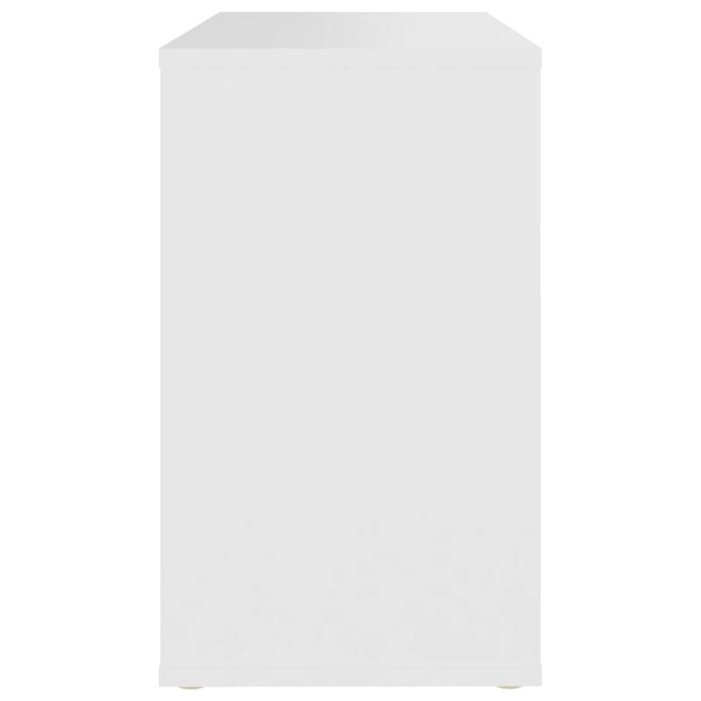 Side Cabinet White 60X30X50 Cm Engineered Wood