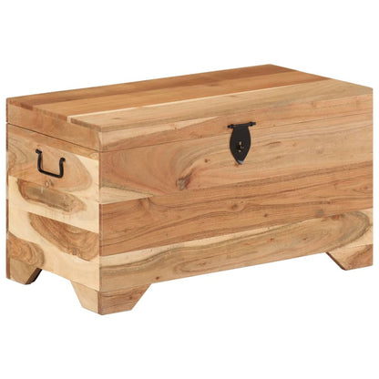 Storage Chest Solid Acacia Wood