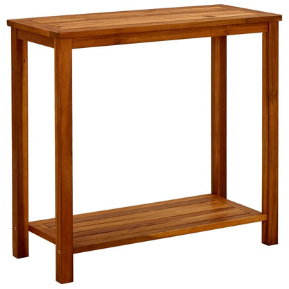 Garden Console Table 80X35X75 Cm Solid Acacia Wood