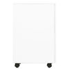 Mobile File Cabinet White 39X45X67 Cm Steel