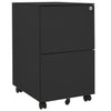 Mobile File Cabinet Anthracite 39X45X67 Cm Steel