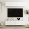 Tv Cabinets 4 Pcs White 80X30X30 Cm Engineered Wood