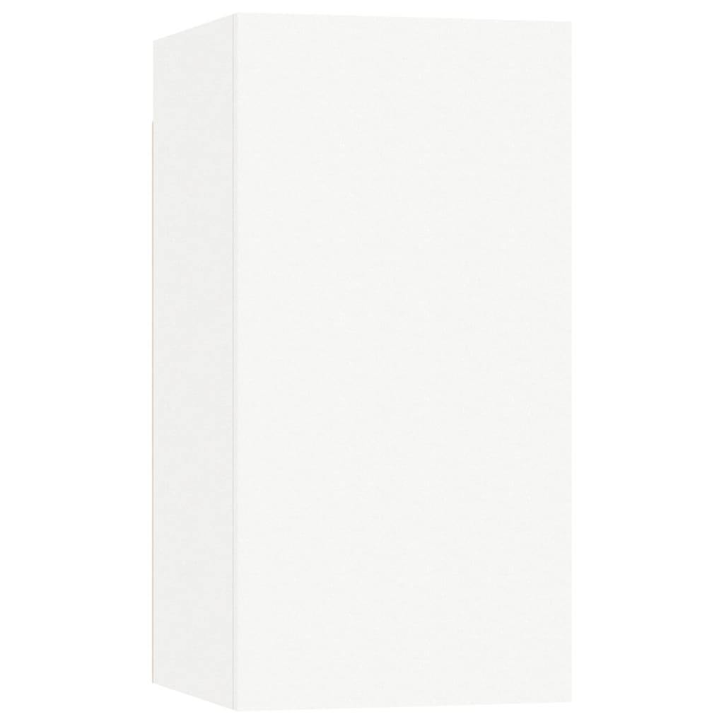 Tv Cabinets 4 Pcs White 30.5X30X60 Cm Engineered Wood